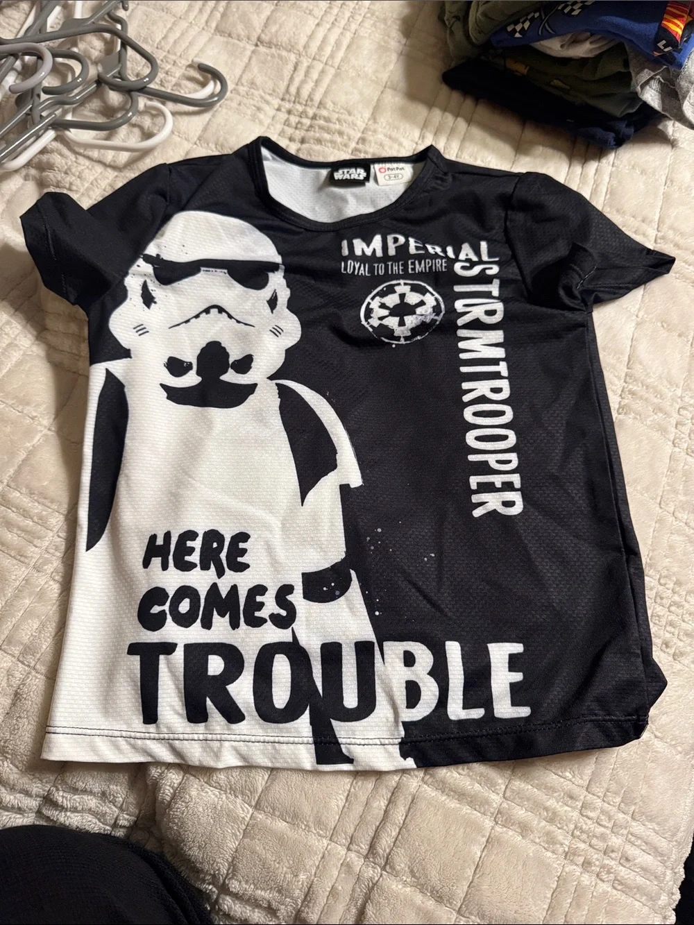 Star Wars Stormtrooper Kids Black Graphic Tee - 